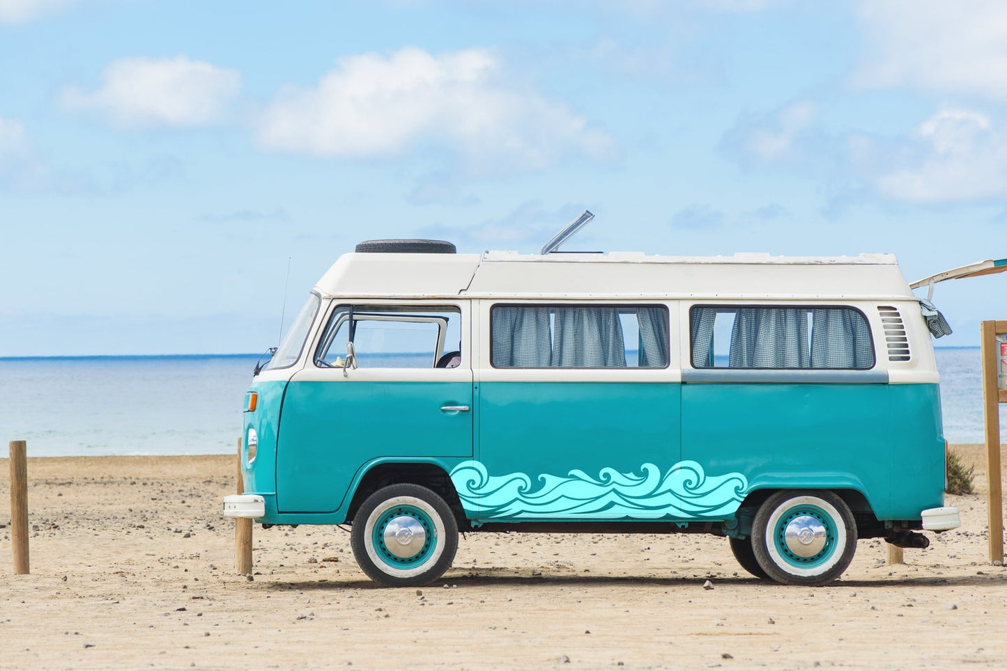 Wave Banner Vinyl Decal | 270