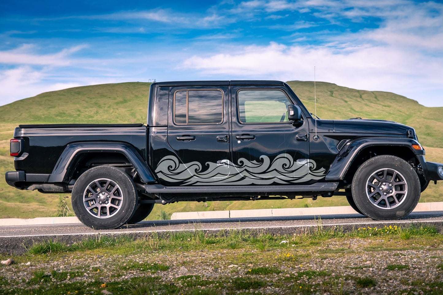 Wave Banner Vinyl Decal | 270