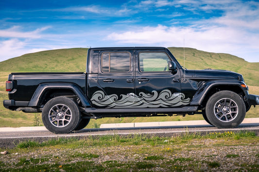 Wave Banner Vinyl Decal | 270