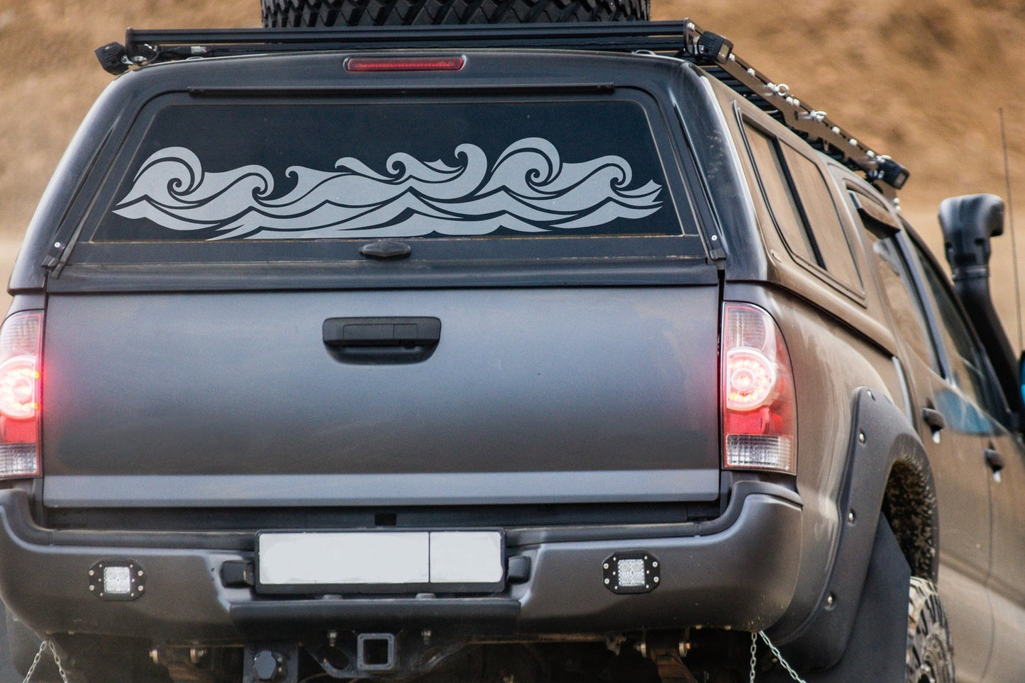 Wave Banner Vinyl Decal | 270