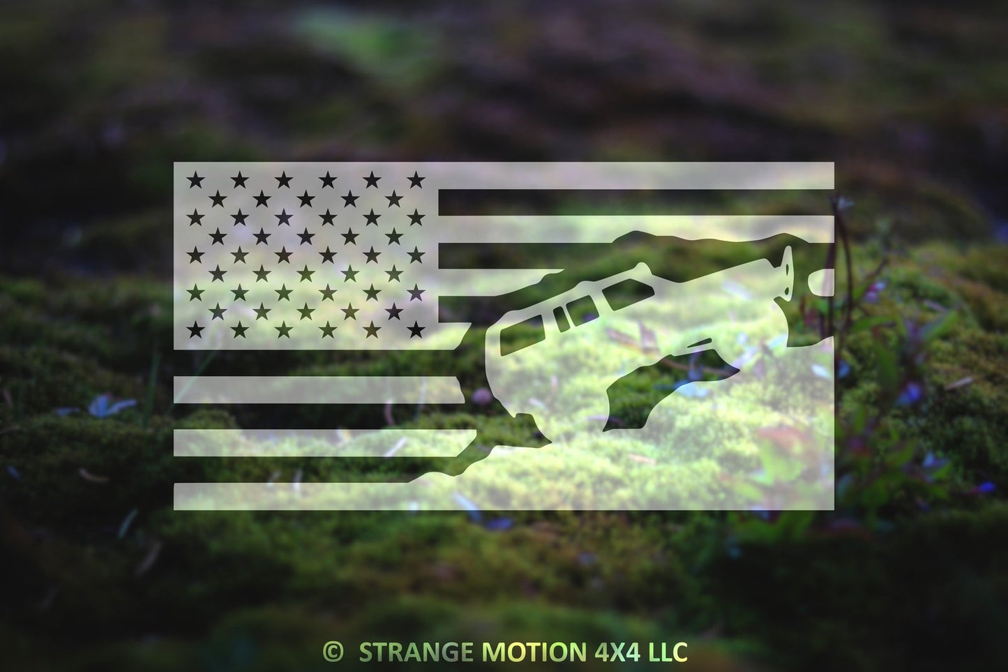 Pair of American Flag Vinyl Decals for Cherokee XJ | 39P