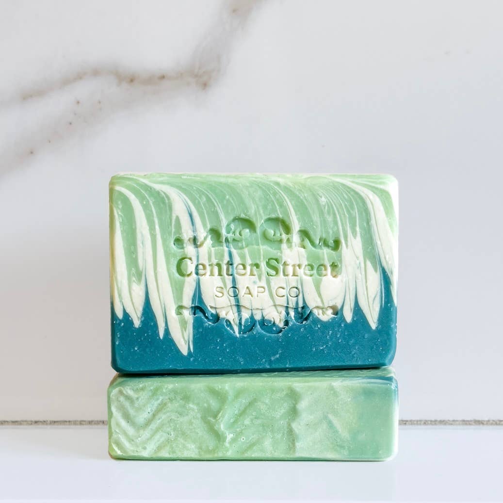 Spearmint + Eucalyptus Vegan Handmade Soap Bar - 4oz