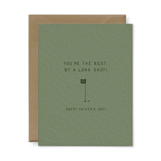 Long Shot Father's Day Greeting Card