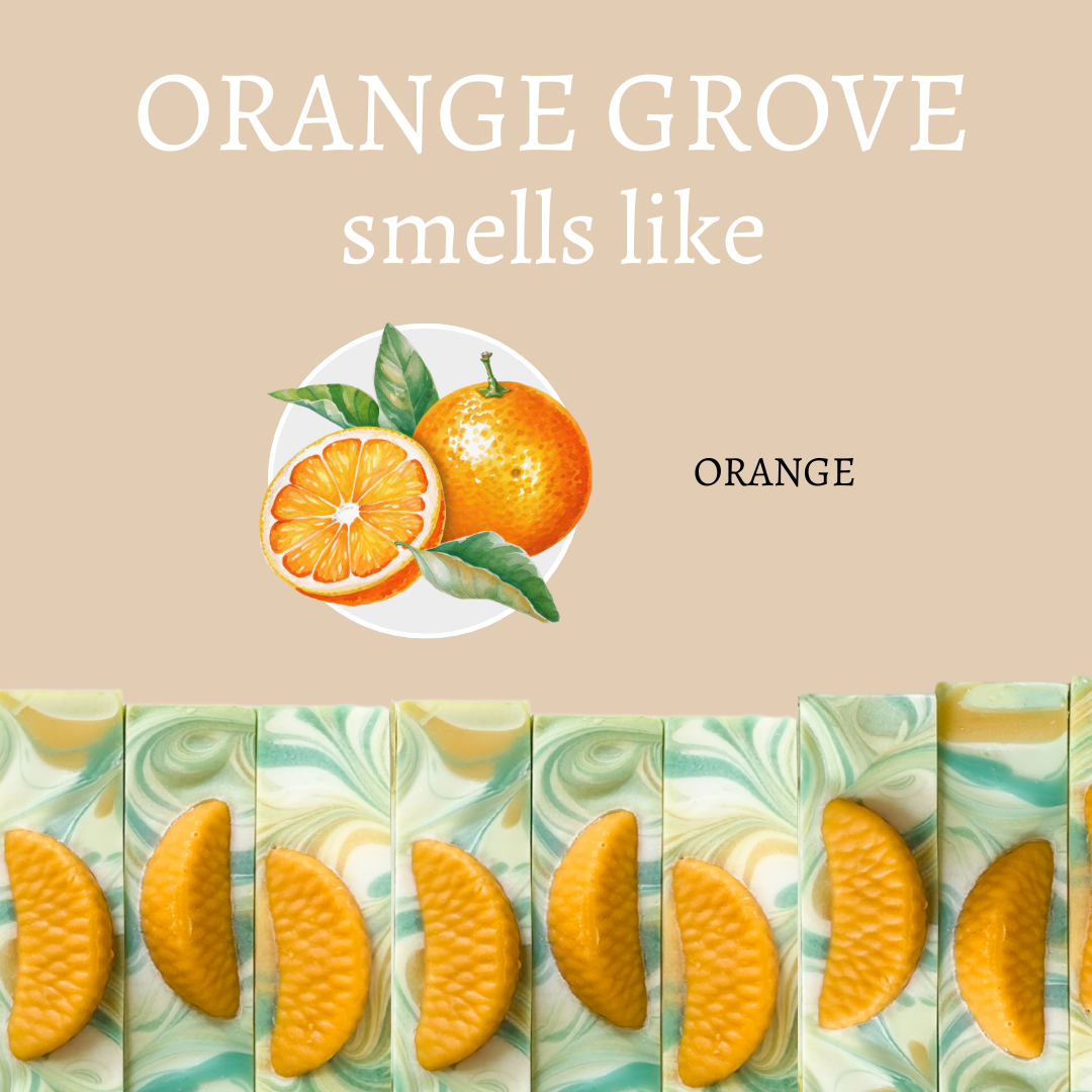 Orange Grove Vegan Handmade Soap Bar - 4oz
