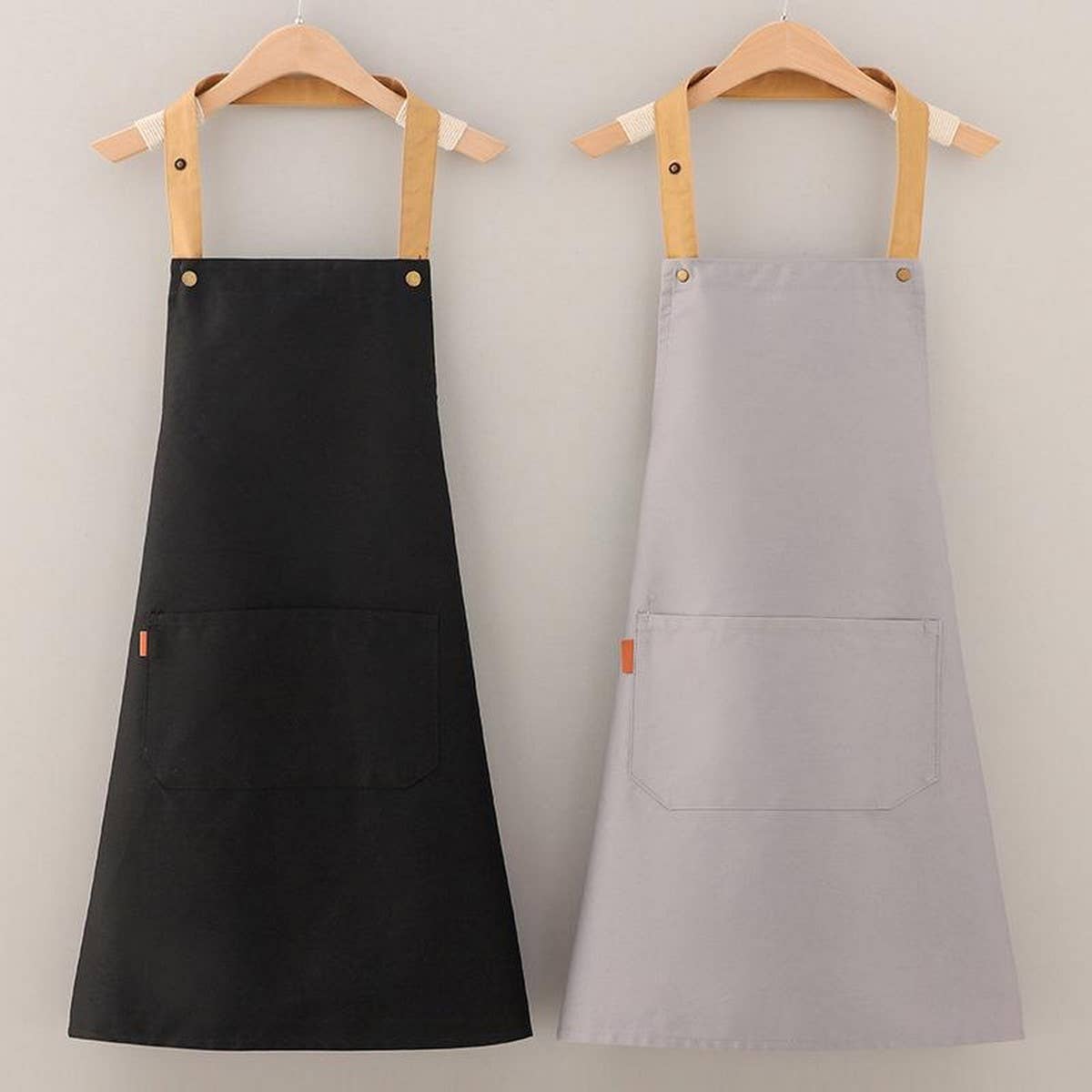 Solid Color Waterproof Work Apron