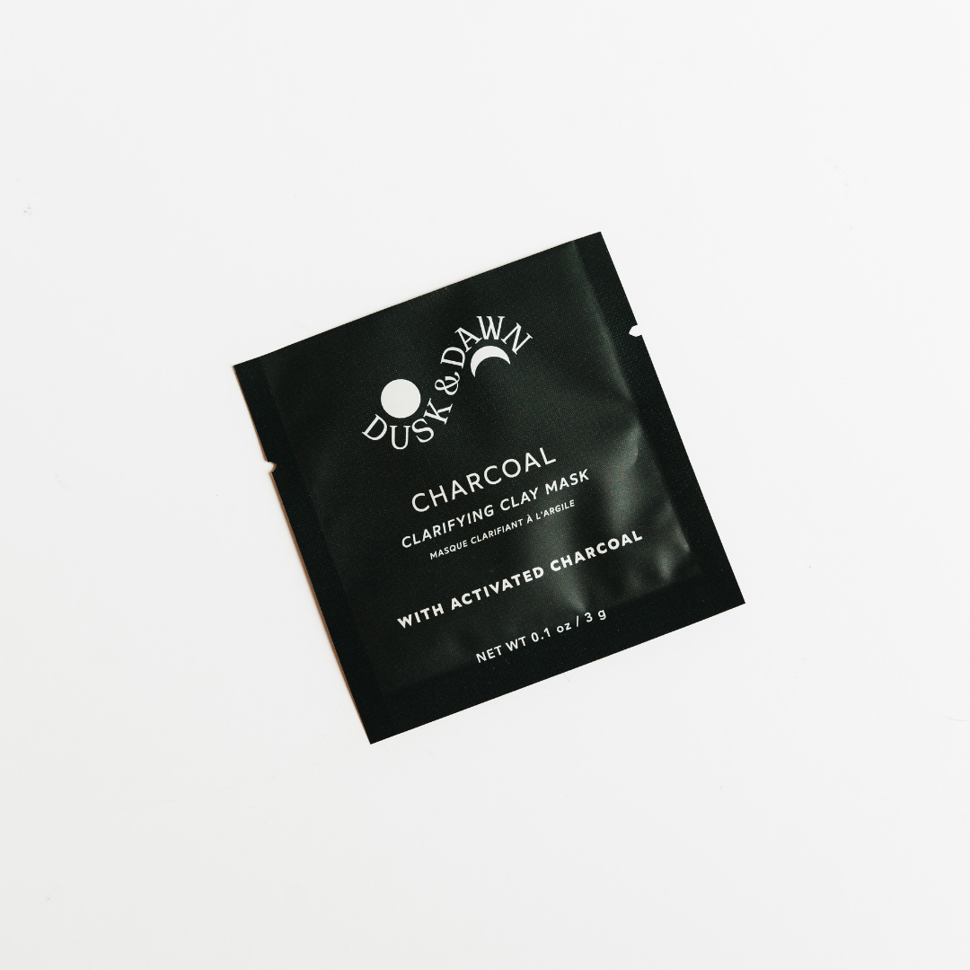 Charcoal Clarifying Clay Mask - 1 Treatment Pouch - Skincare