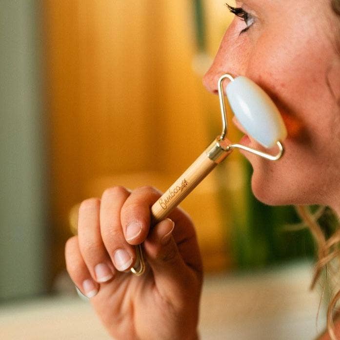 Bamboo Facial Massage Roller | Self Care Holiday Bestseller