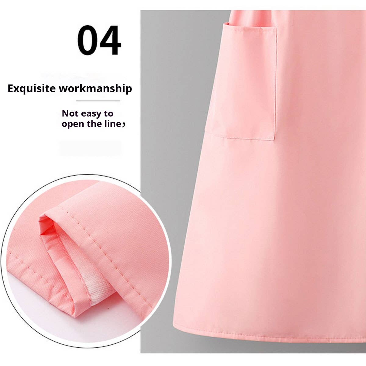 Solid Color Waterproof Work Apron