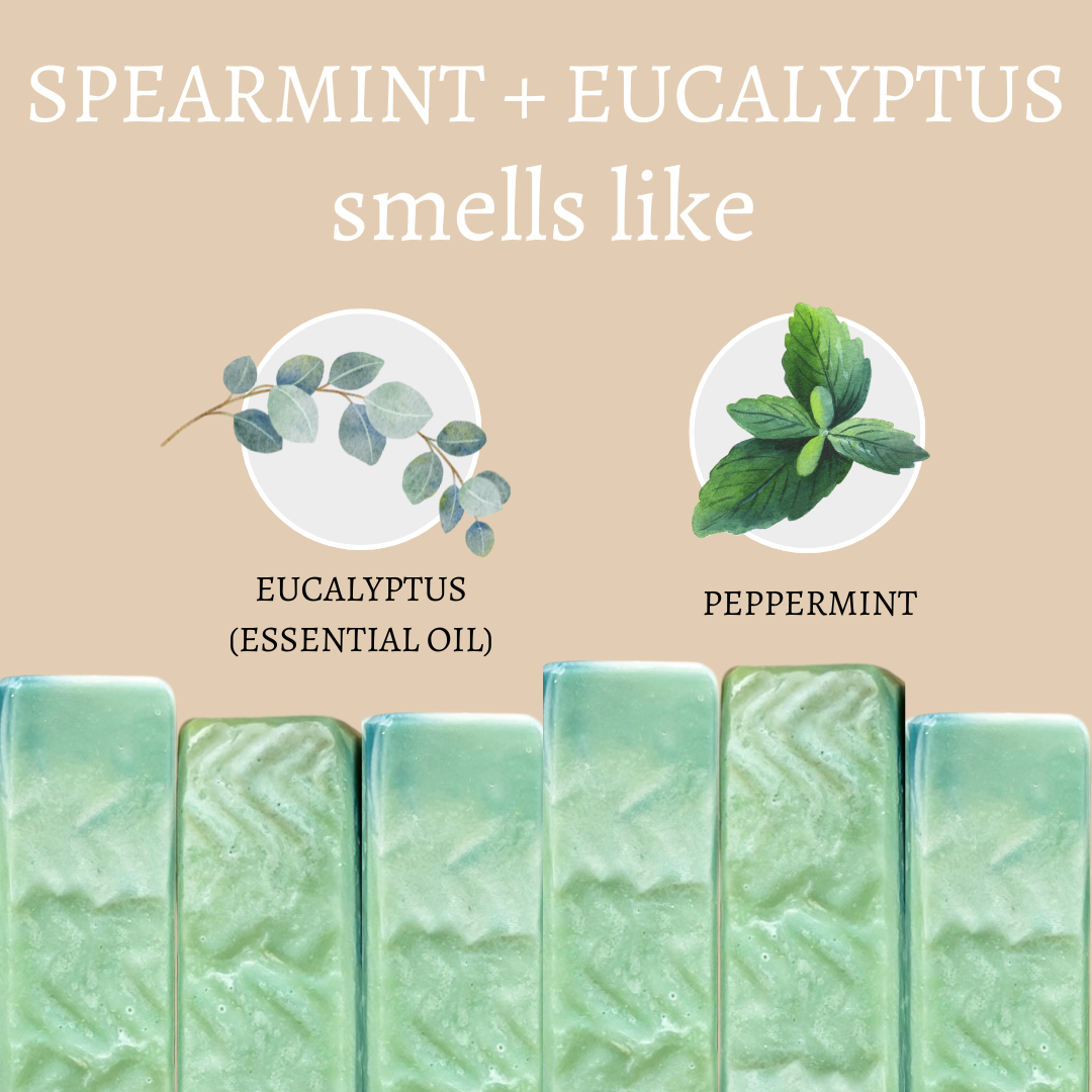 Spearmint + Eucalyptus Vegan Handmade Soap Bar - 4oz