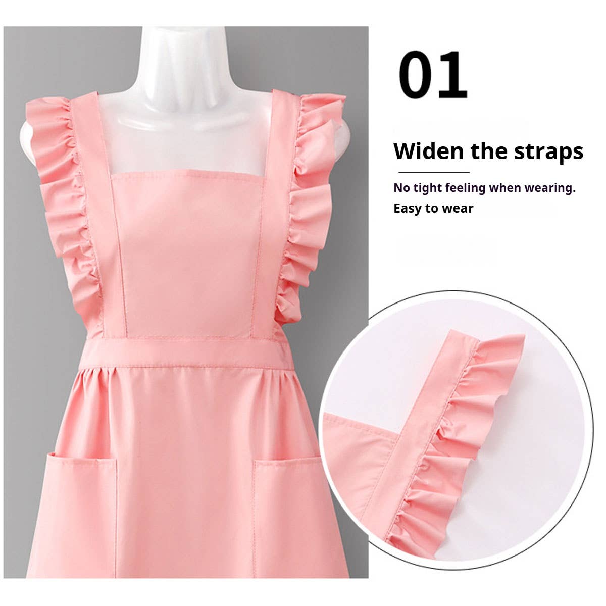 Solid Color Waterproof Work Apron