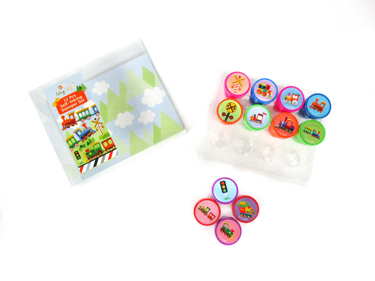 Train Stamp Kit for Kids