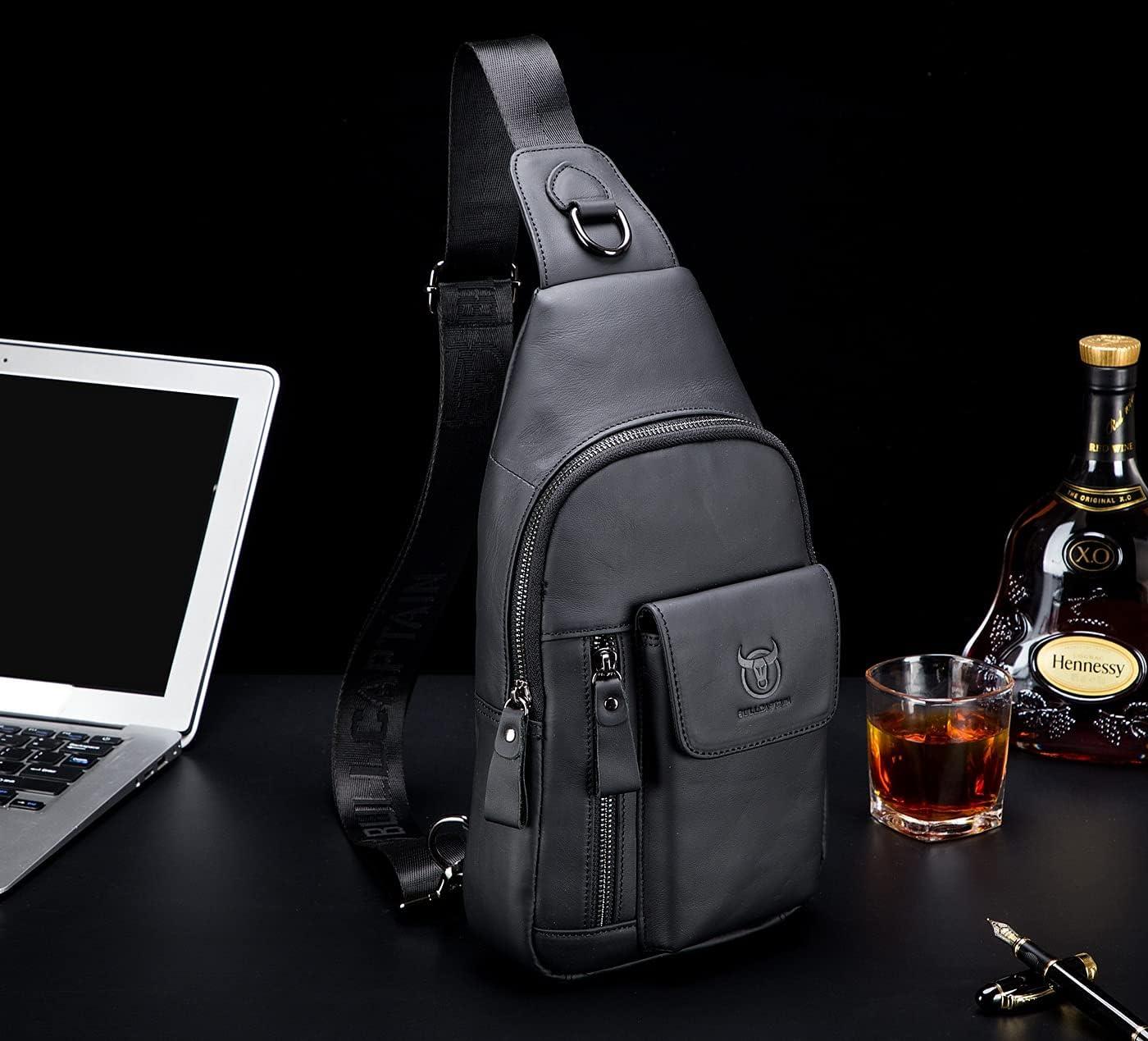 FR Fashion Co. Casual Leather Chest Bag