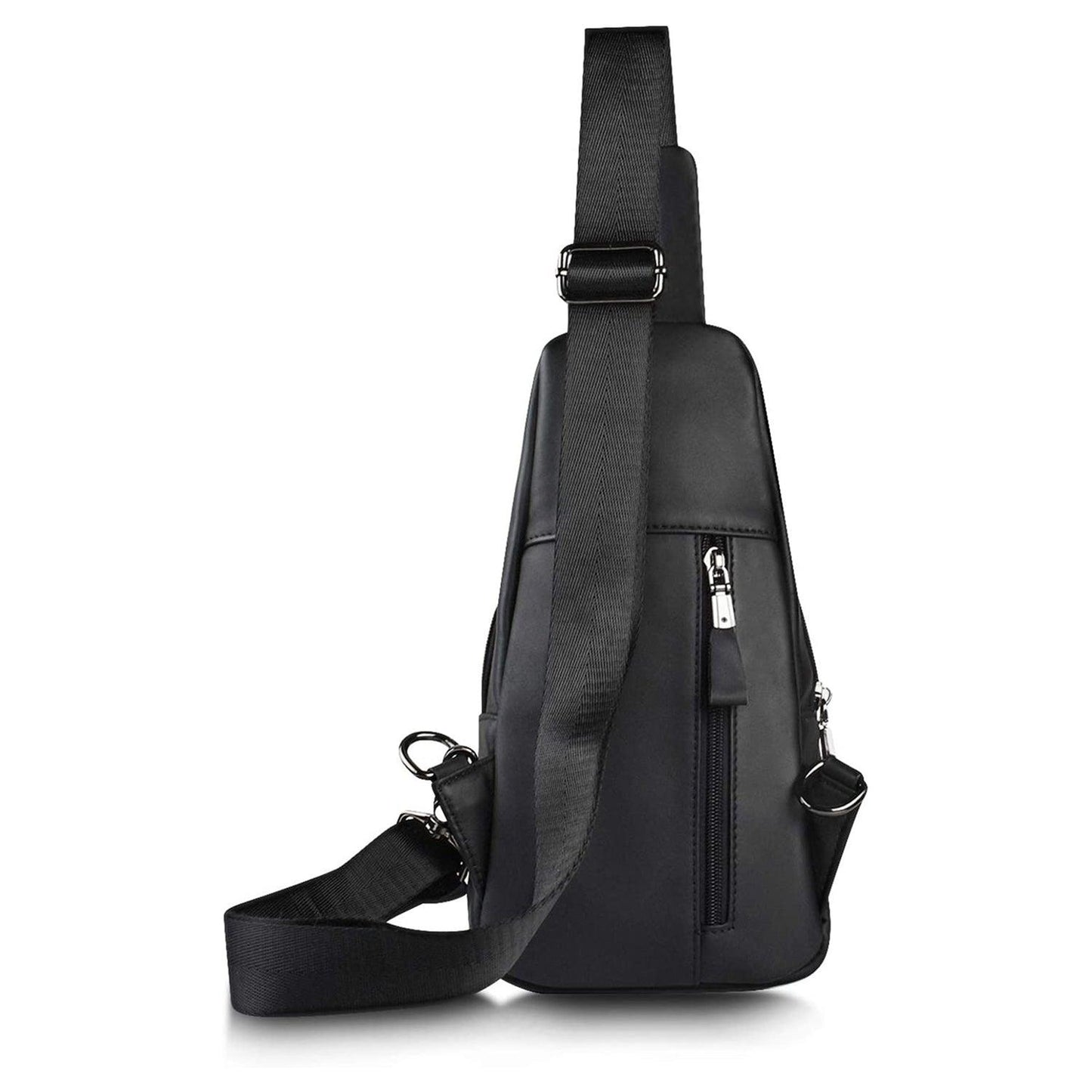 FR Fashion Co. Men's Executive Genuine Leather Sling Bag