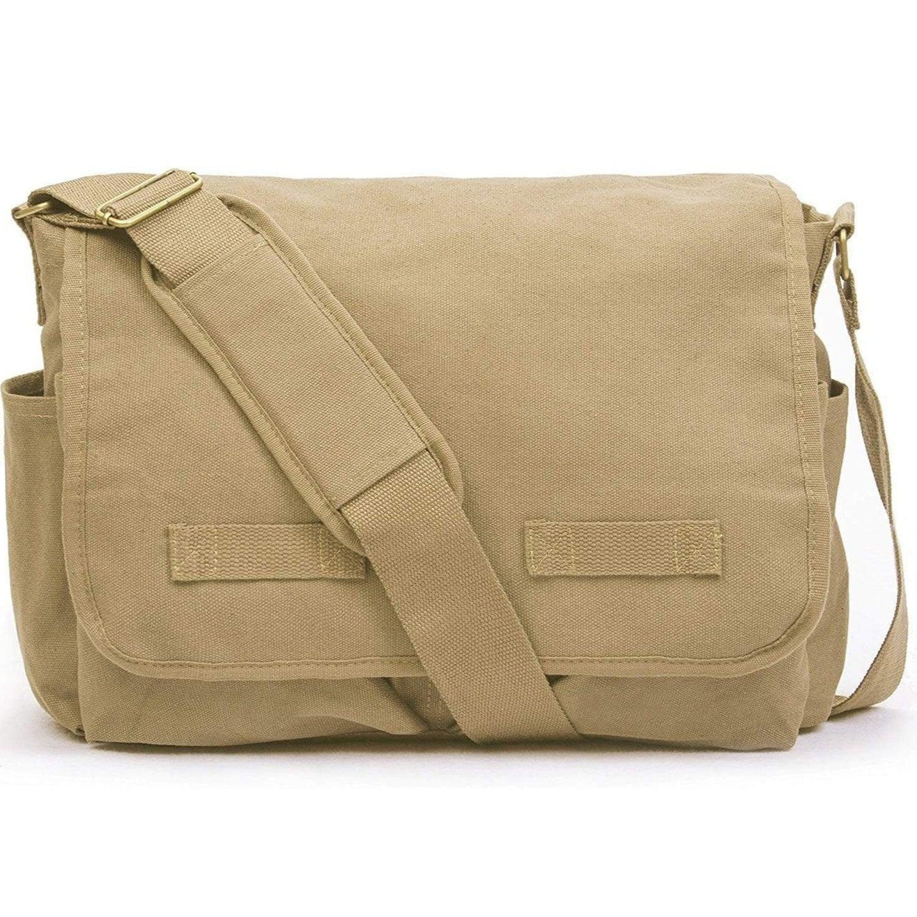 FR Fashion Co. 17" Classic Canvas Messenger Bag