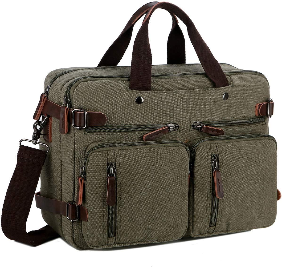 FR Fashion Co. 17" Convertible Briefcase Backpack