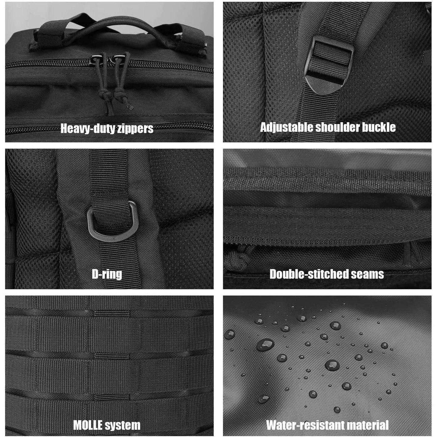 FR Fashion Co. 42L MOLLE Tactical Backpack
