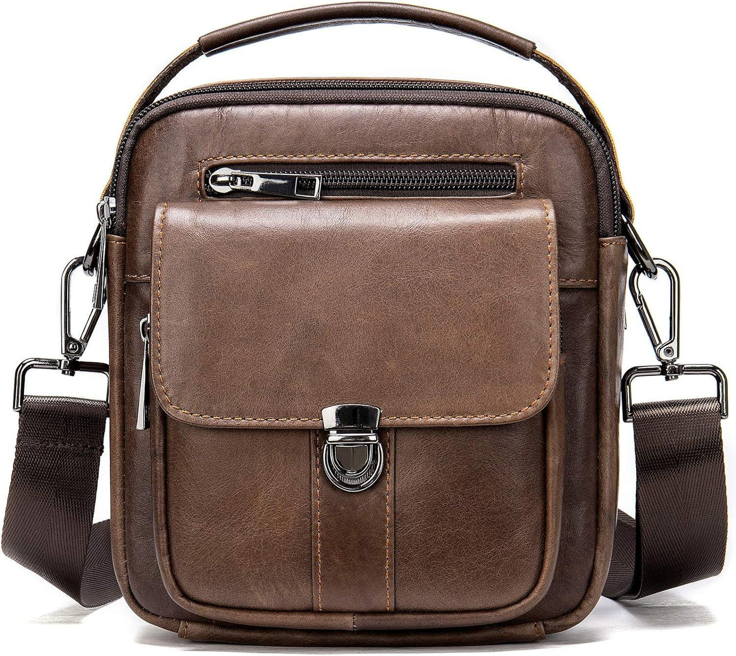 FR Fashion Co. Mini Genuine Leather Crossbody Chest Bag