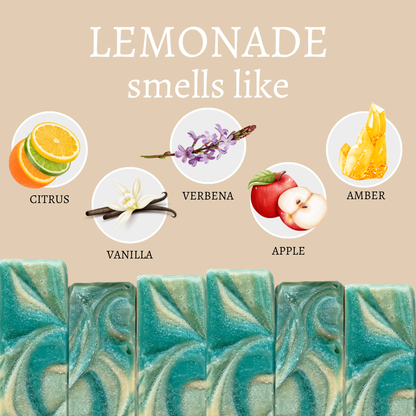 Lemonade Vegan Handmade Soap Bar - 4oz