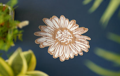 Daisy Wooden Sticker | 15