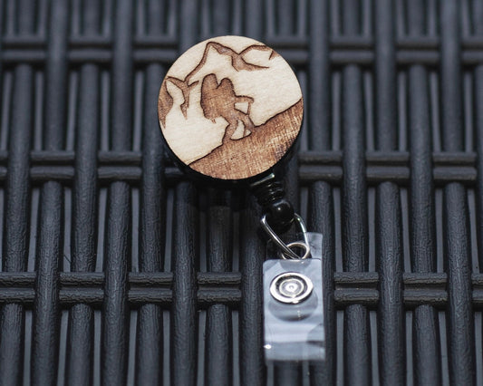Hiking Bigfoot Badge Reel | 16