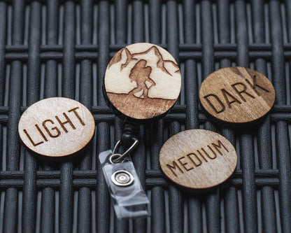 Hiking Bigfoot Badge Reel | 16