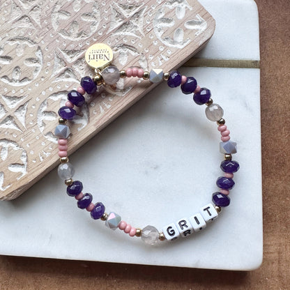 Grit Purple/Peach Bracelet