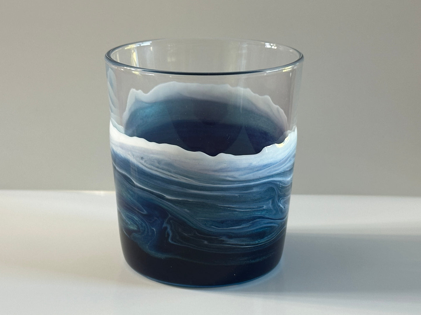 Ocean Resin Rocks Glassware