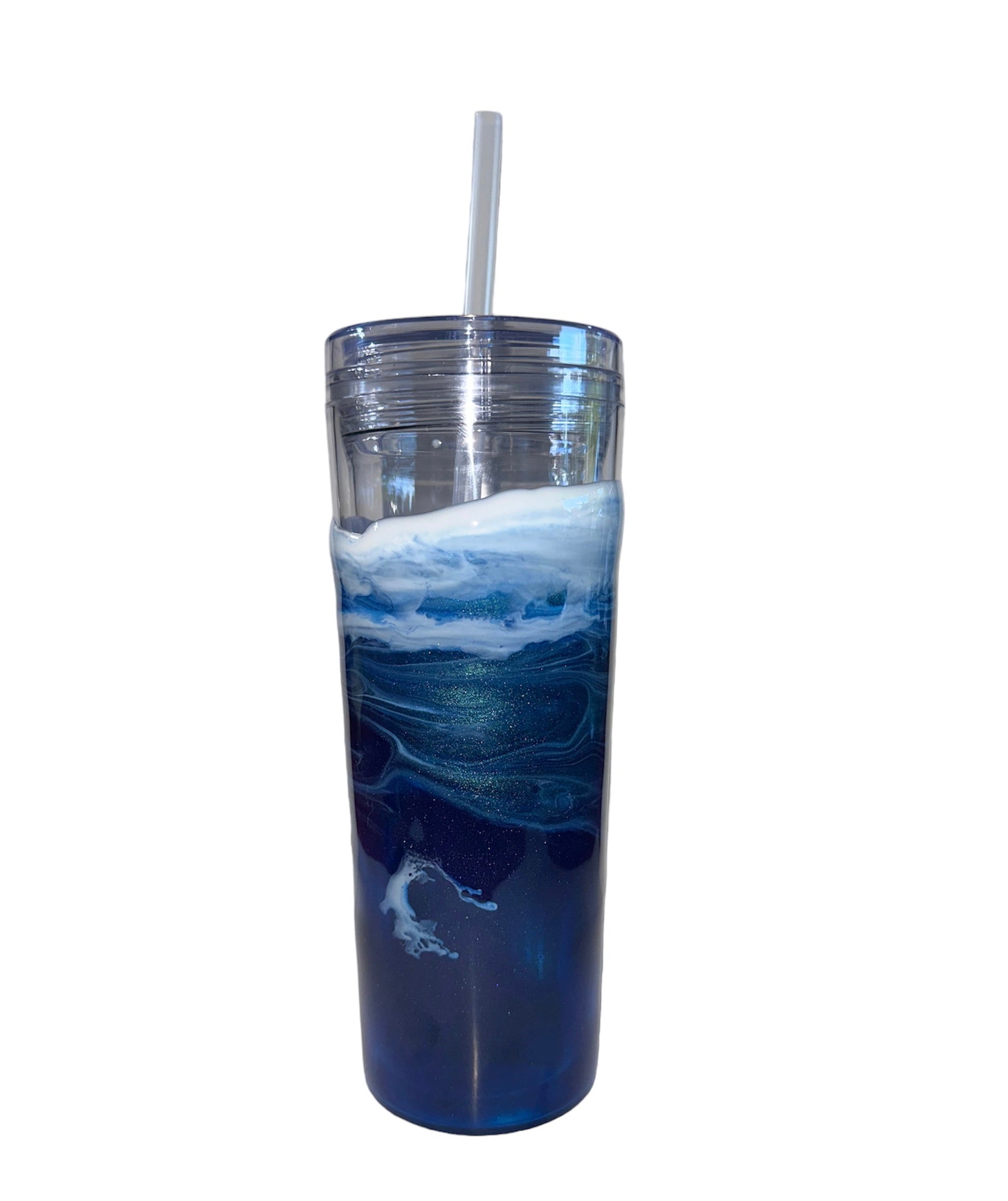 Plastic Ocean Resin Tumblers