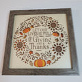 Giving and Thanks Shadow Box