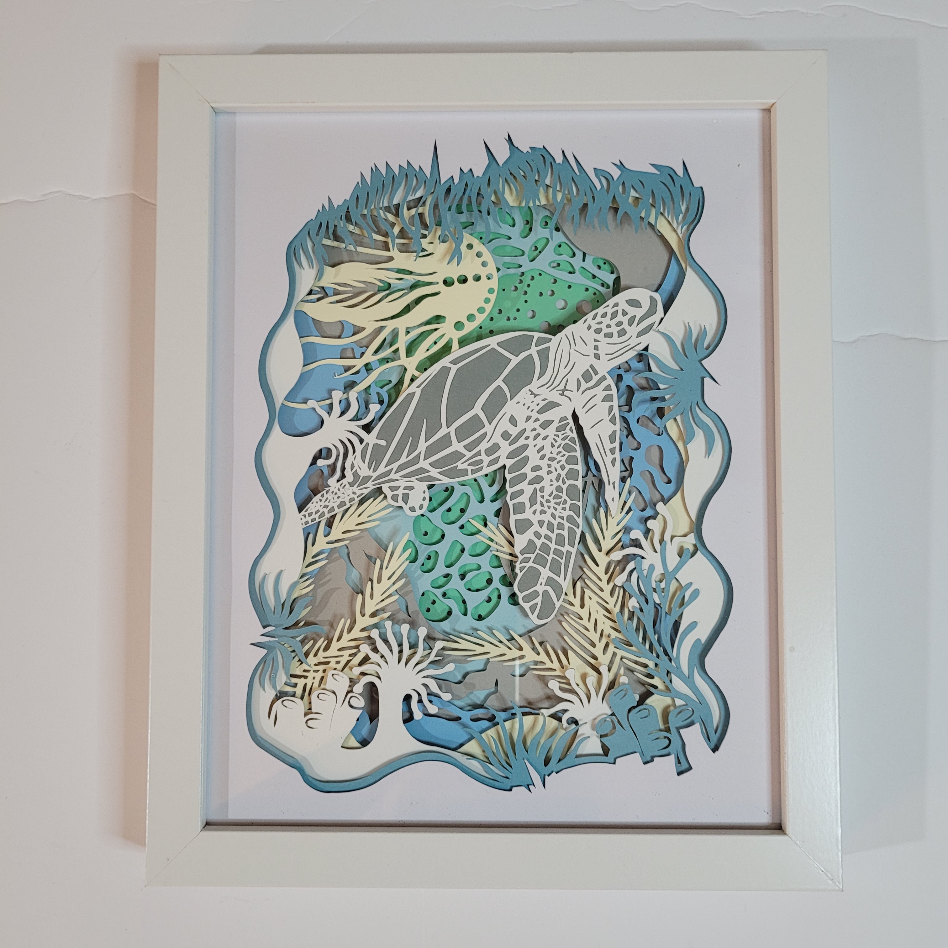 Sea Turtle Shadow Box – MADE
