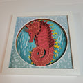 Sea Horse Shadow Box