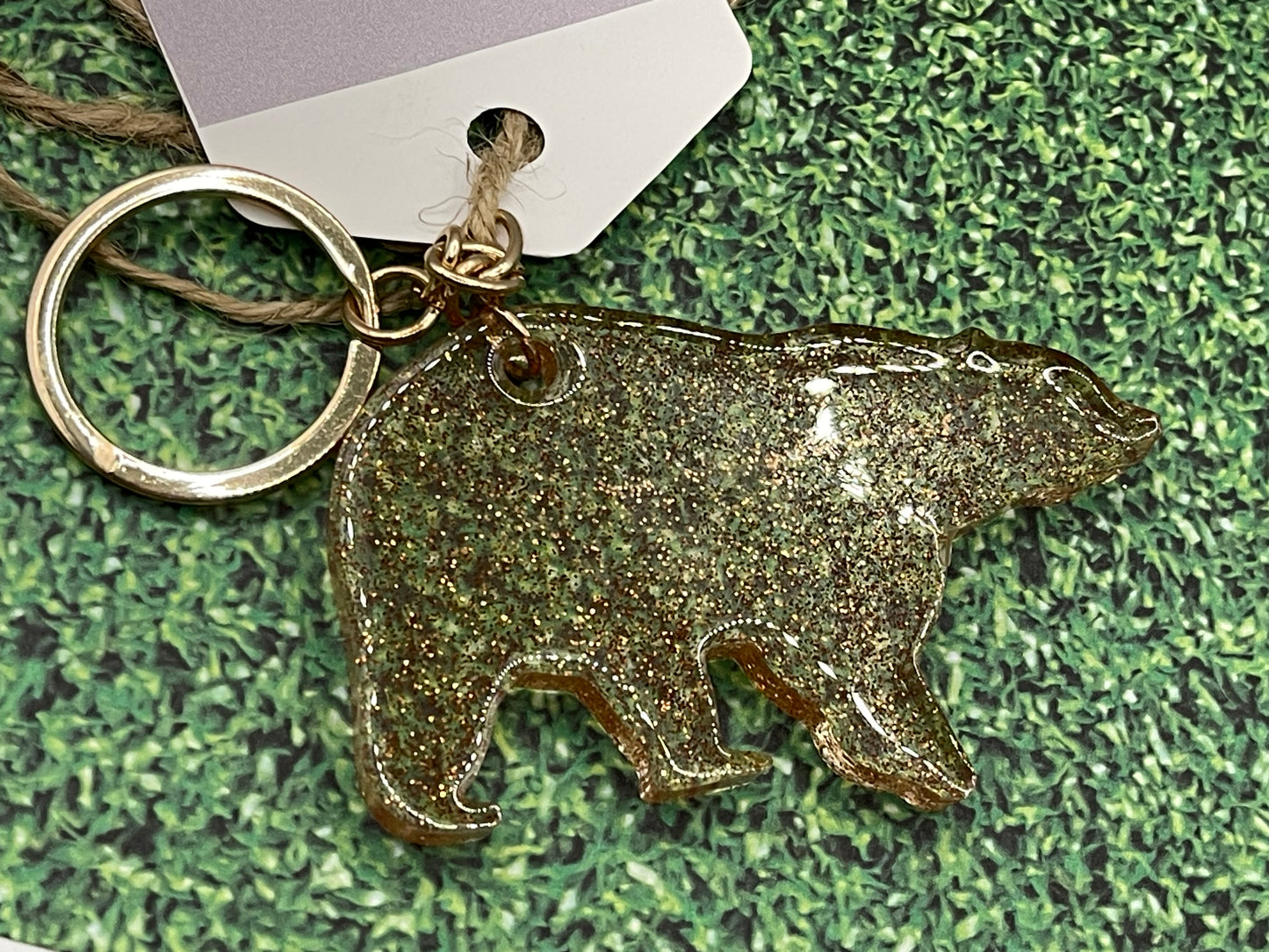 Animal Big Bear Keychain