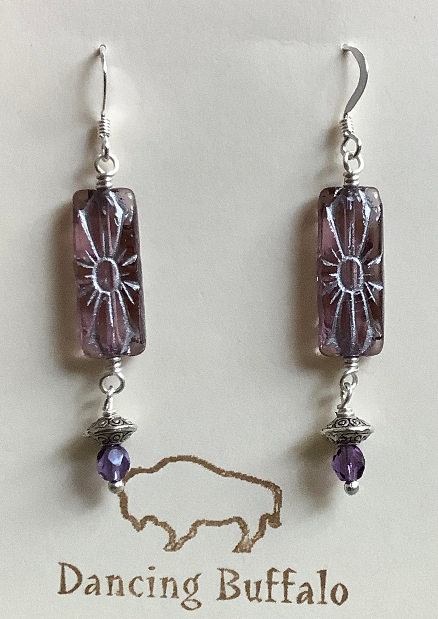 Czech Glass Bead Earrings