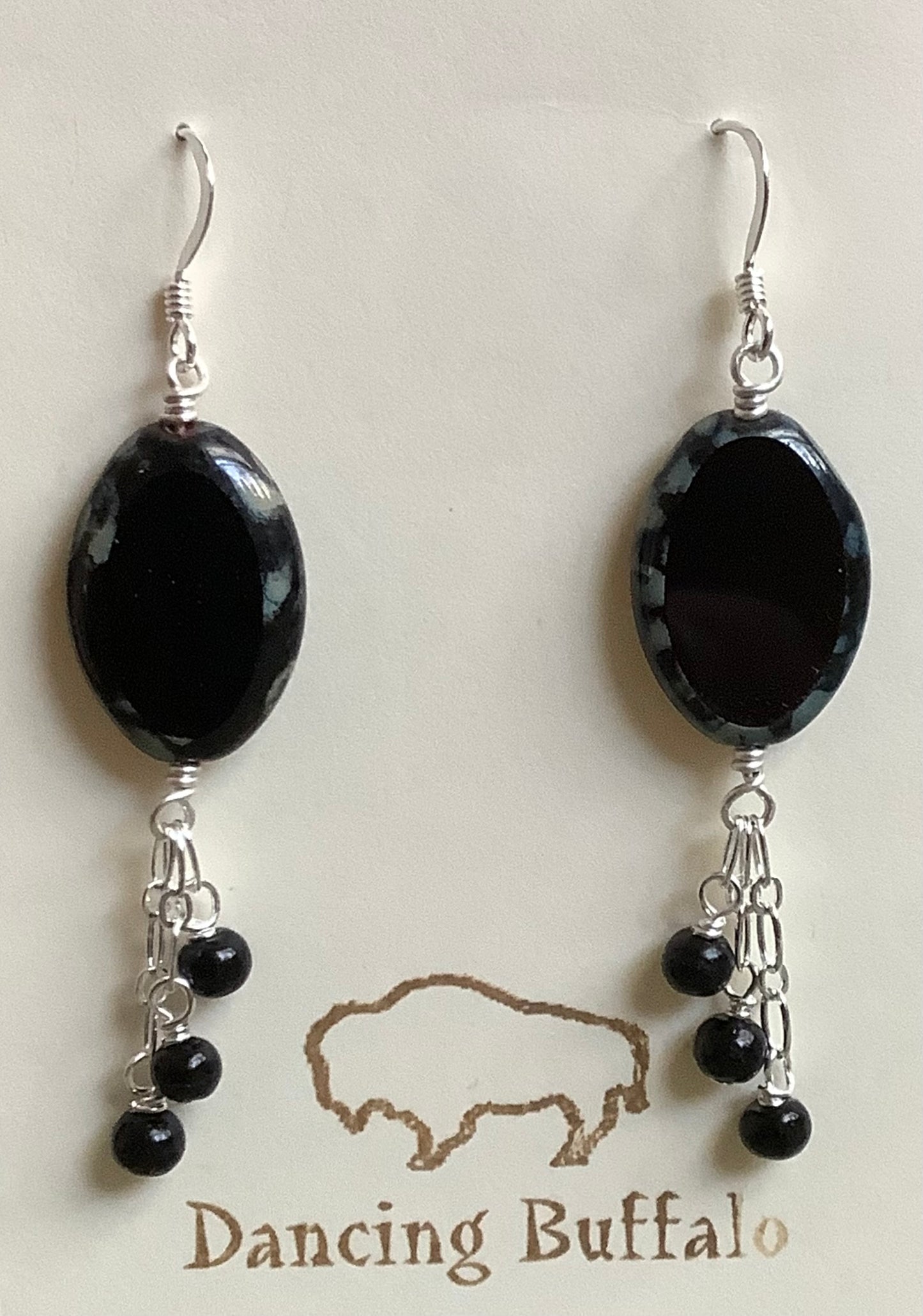 Czech Glass Bead Earrings