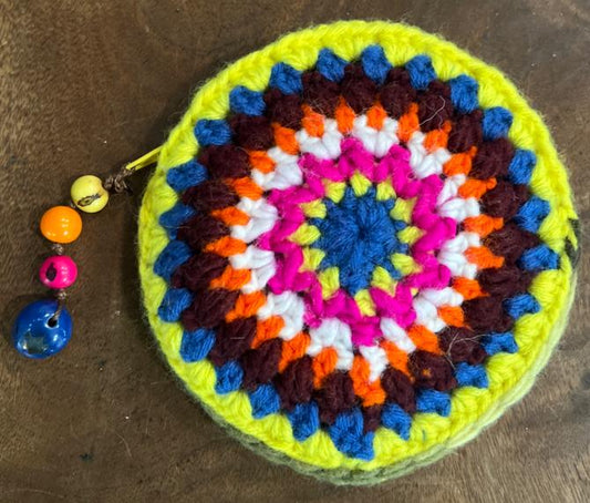 Abuela Zip Bag. Crochet, Asst