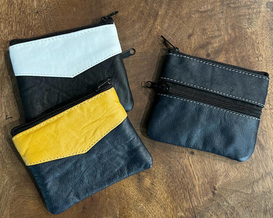 MIndo Zip Bag, Sm, Leather