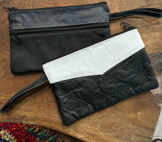 Mindo Zip Bag, Lg, Leather