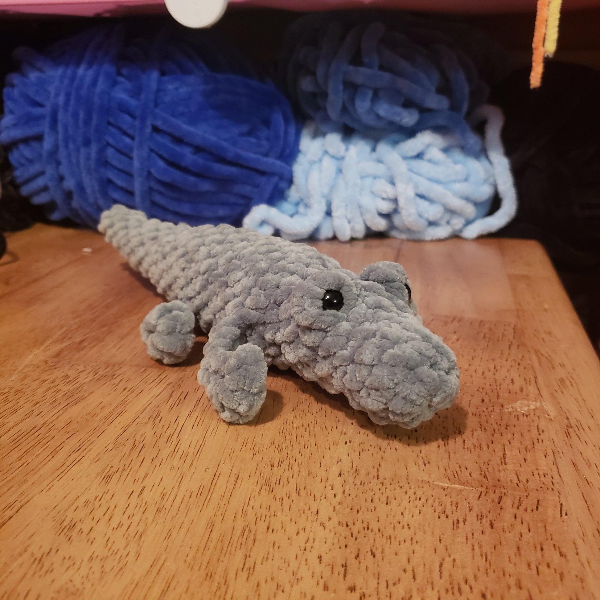 Alligator crochet plush: Handmade - 1