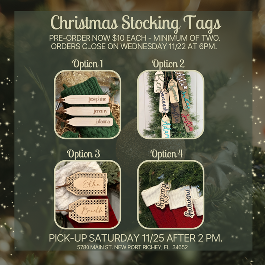 Personalized Stocking Tags