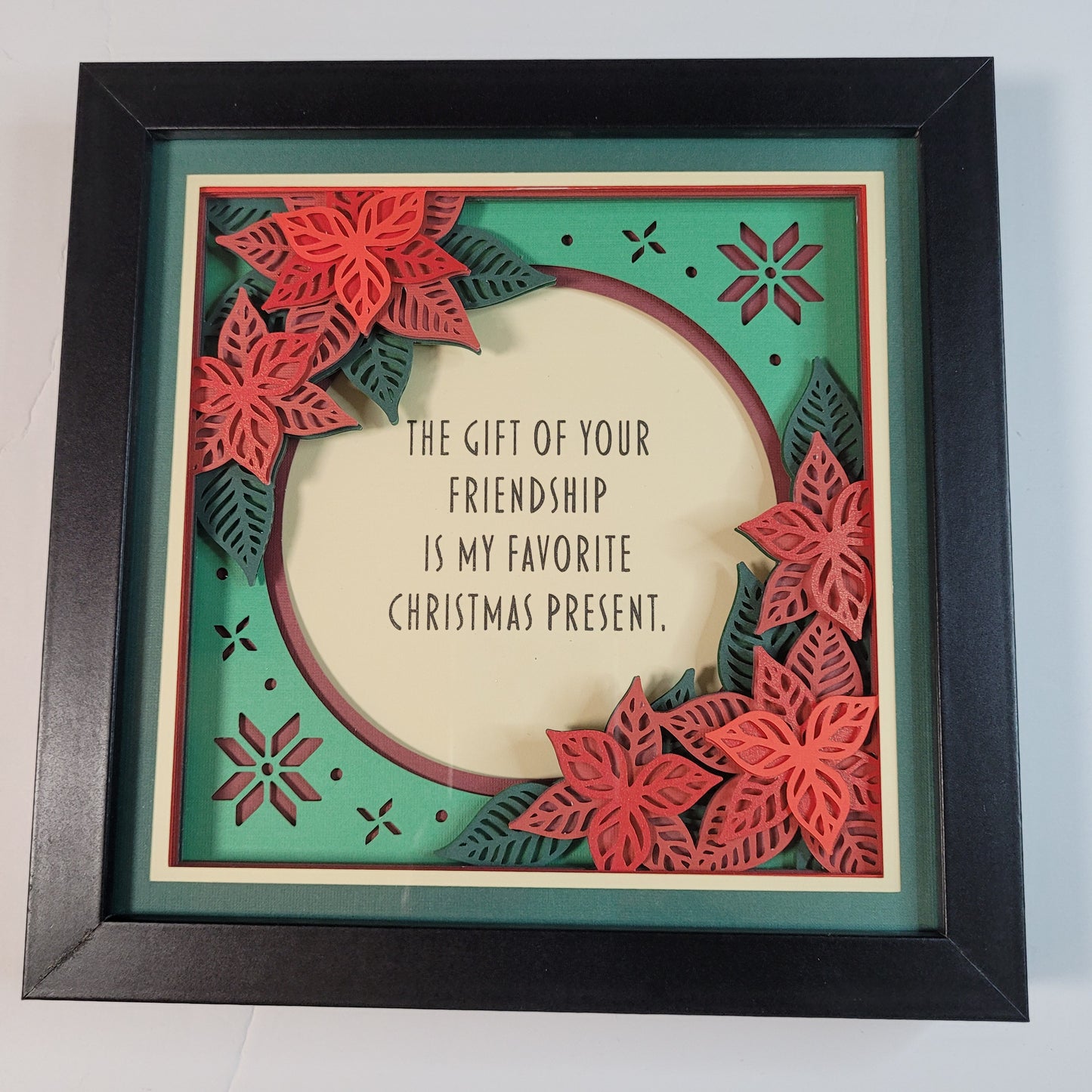 Gift of Friendship shadow box