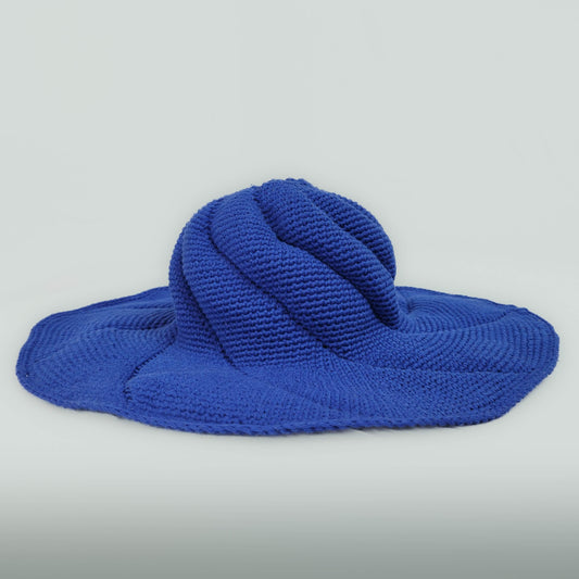 Change It Up Hat, Crochet, Blue