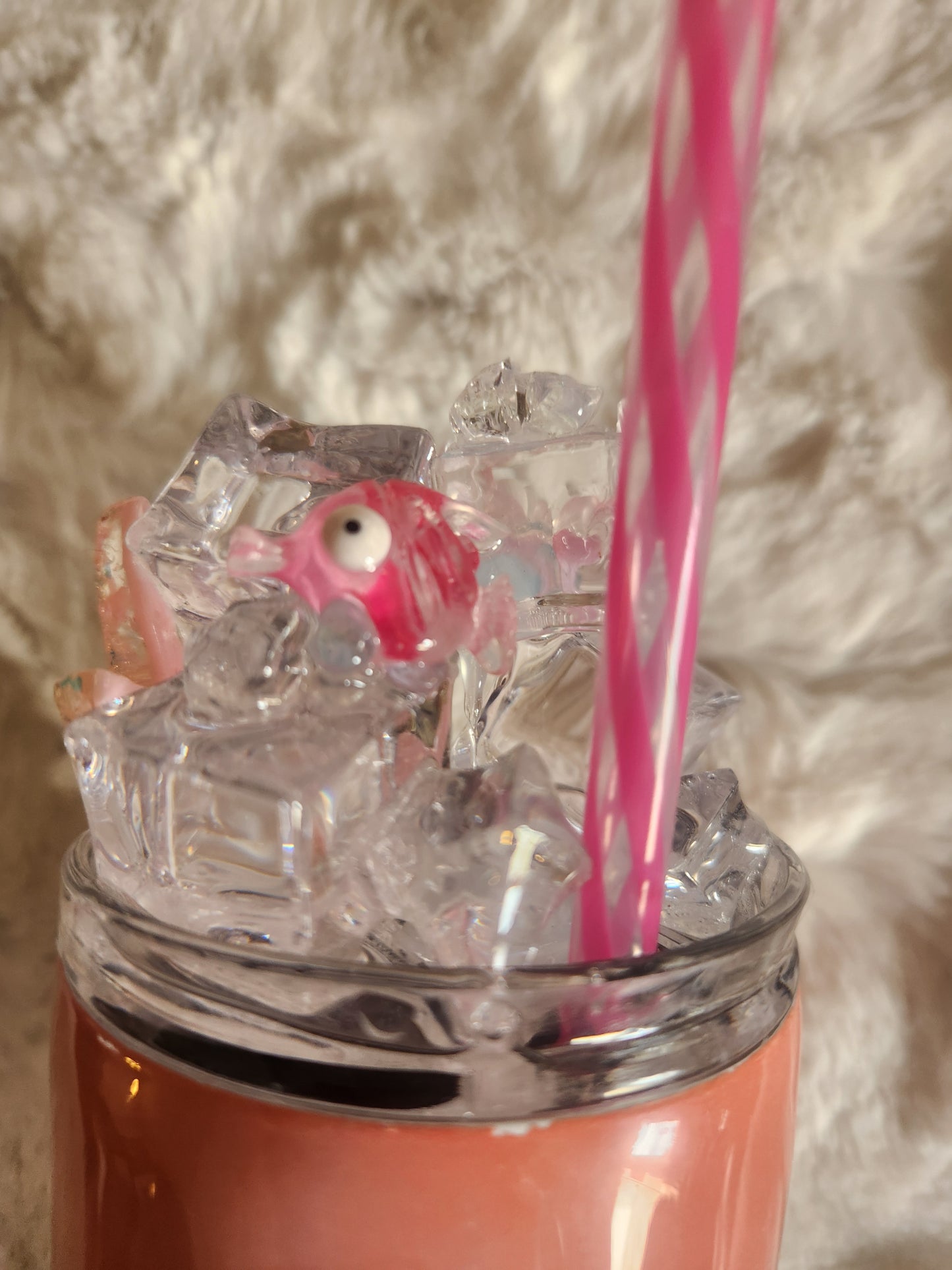 20oz Mermaid tumbler with ice topper