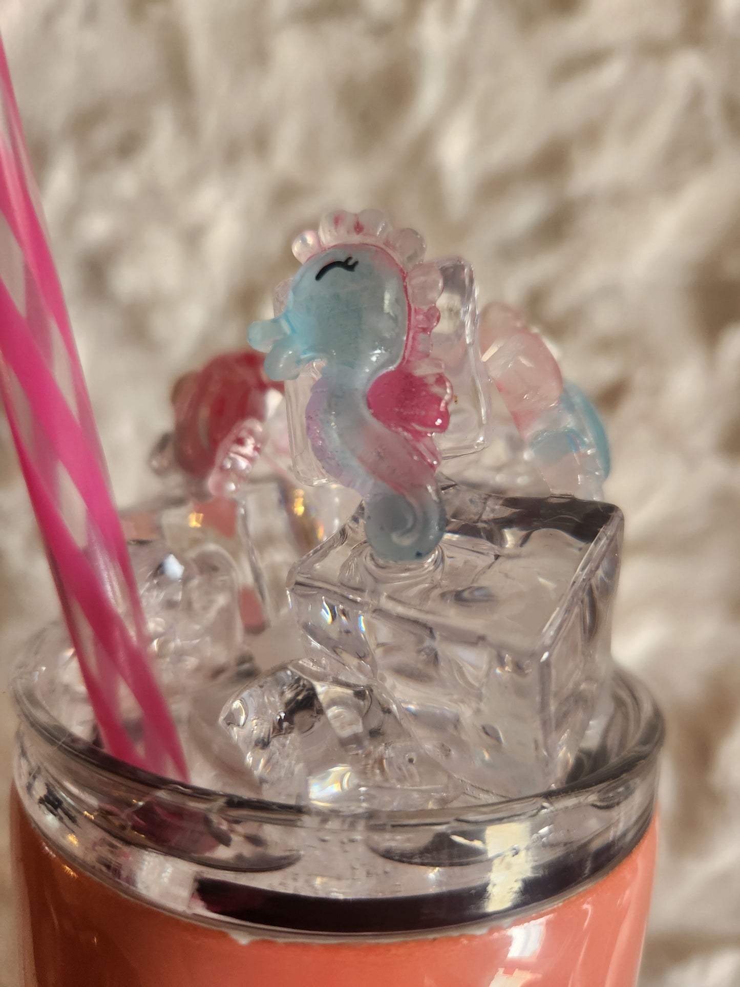 20oz Mermaid tumbler with ice topper