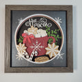 Hot Cocoa shadow box