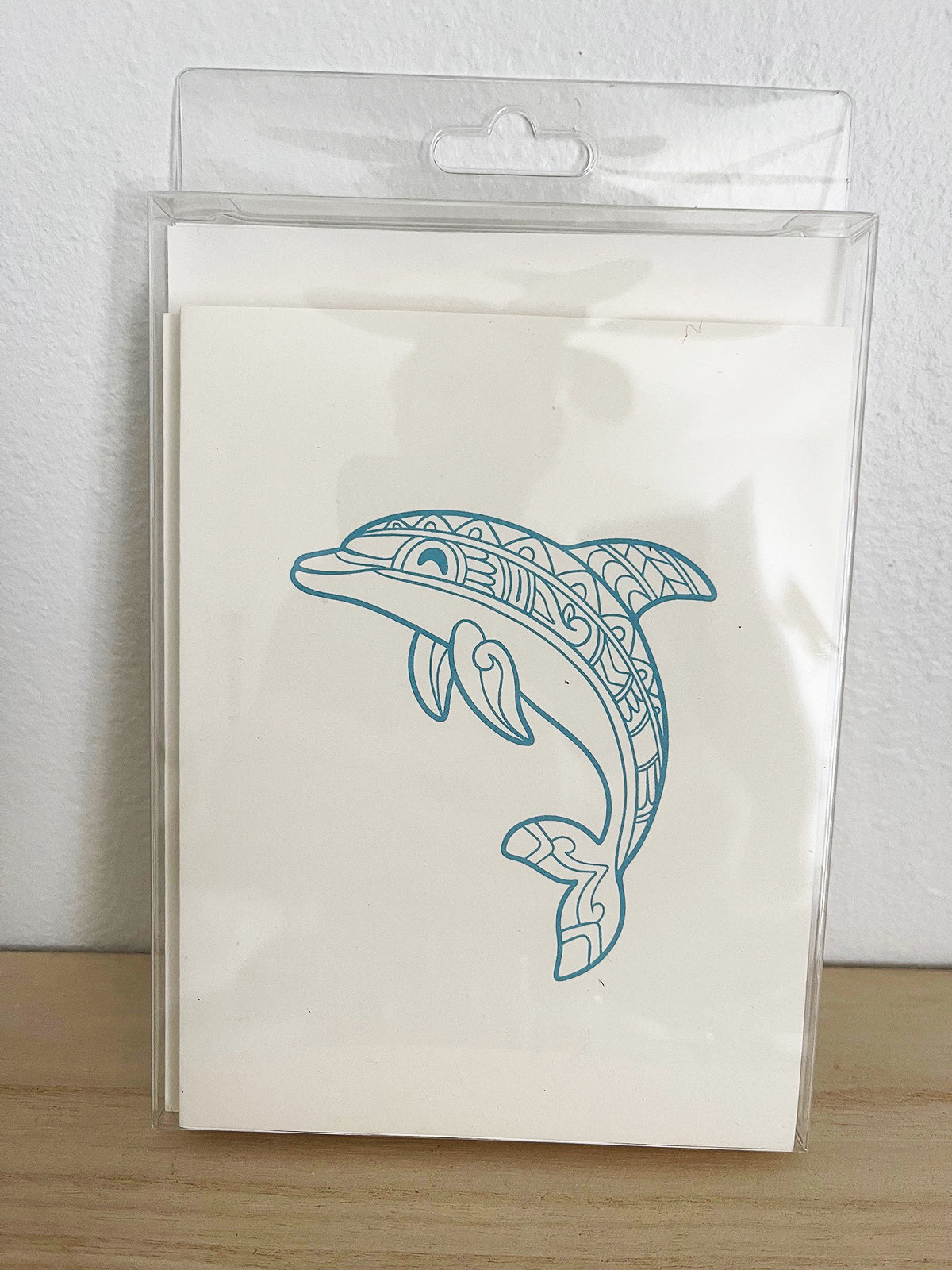 5X7 Dolphin Box Set of 6 Cards / 6 Envelopes