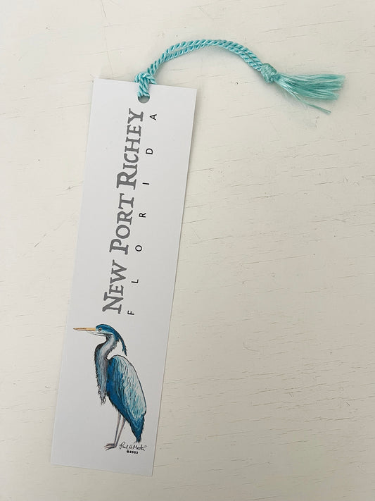 New Port Richey, FL - Blue Heron Bookmark