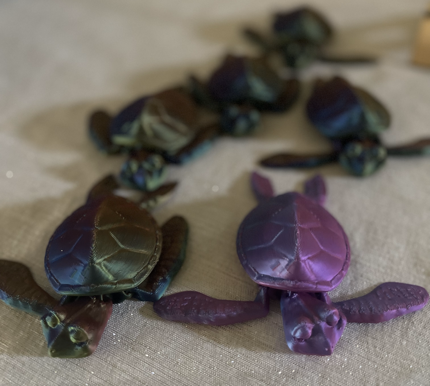 3D Printed Turtle Fidget