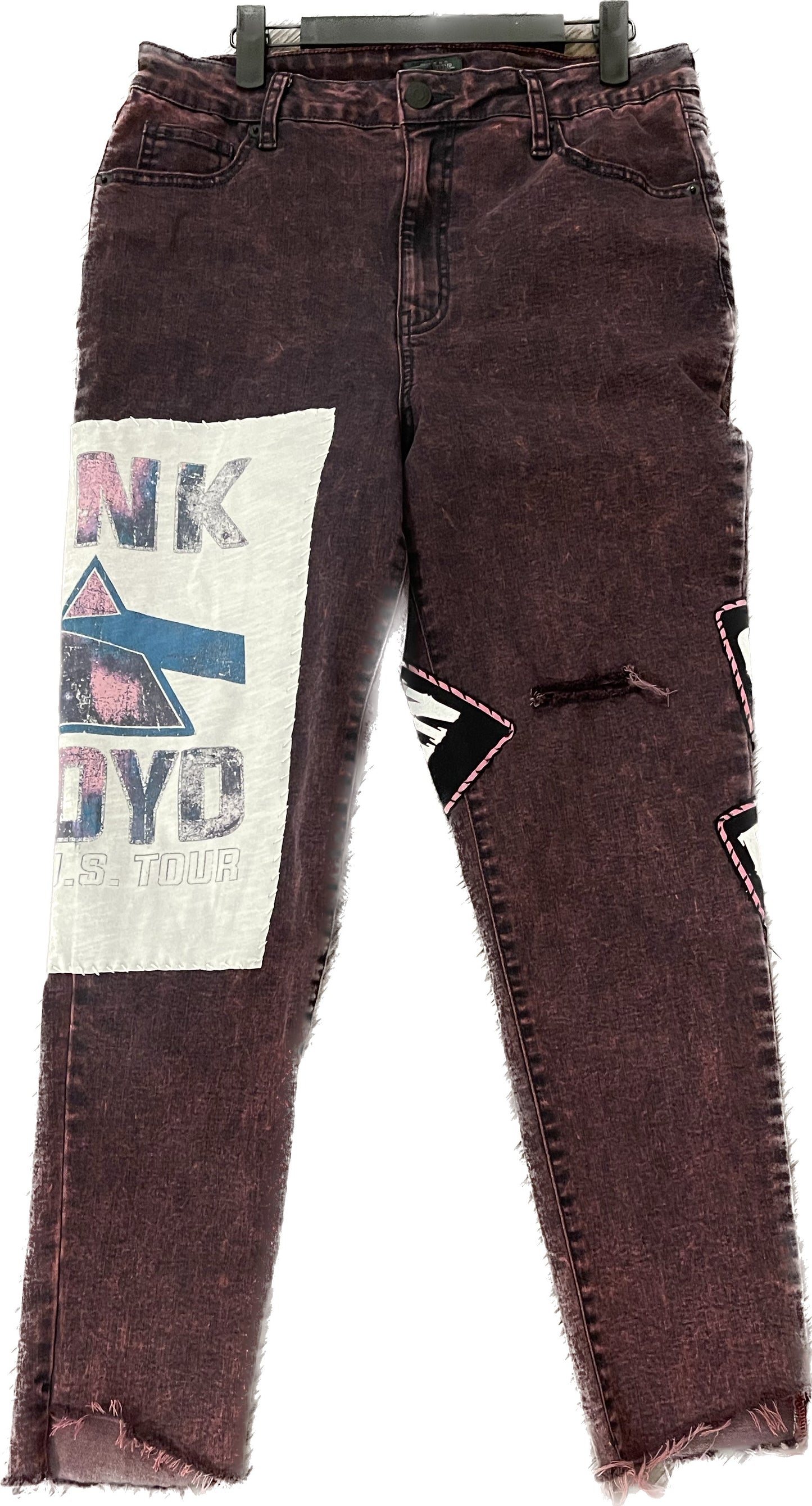 Pink Floyd purple jeans