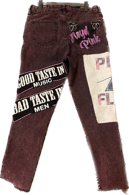 Pink Floyd purple jeans