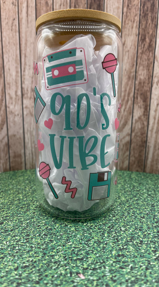 90’s Vibe Can Glass Cup